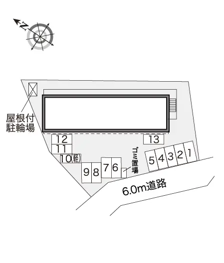 ★手数料０円★日立市川尻町５丁目　月極駐車場（LP）
